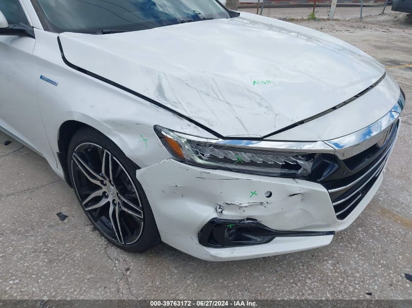 2022 Honda Accord Hybrid Touring VIN: 1HGCV3F94NA007025 Lot: 39763172