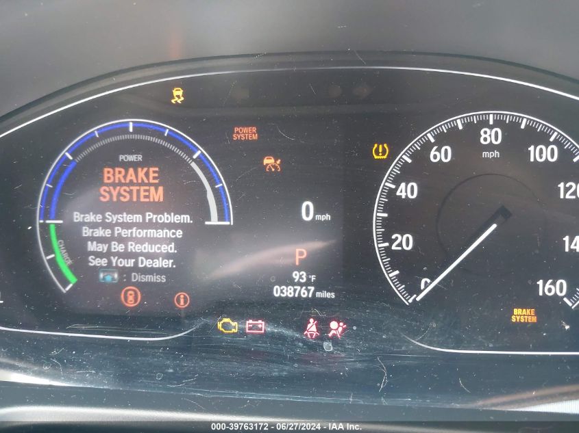 2022 Honda Accord Hybrid Touring VIN: 1HGCV3F94NA007025 Lot: 39763172