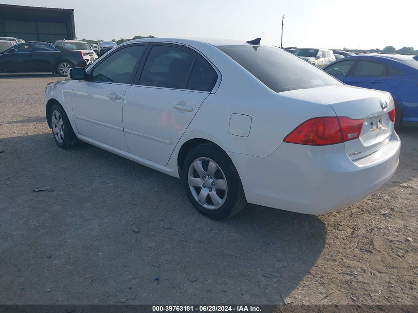 2009 Kia Optima Lx/Ex VIN: KNAGE228995331980 Lot: 39763181