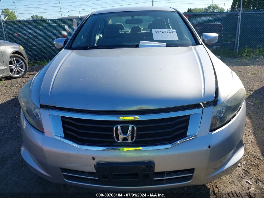 2010 Honda Accord 2.4 Lx VIN: 1HGCP2F39AA078456 Lot: 39763184