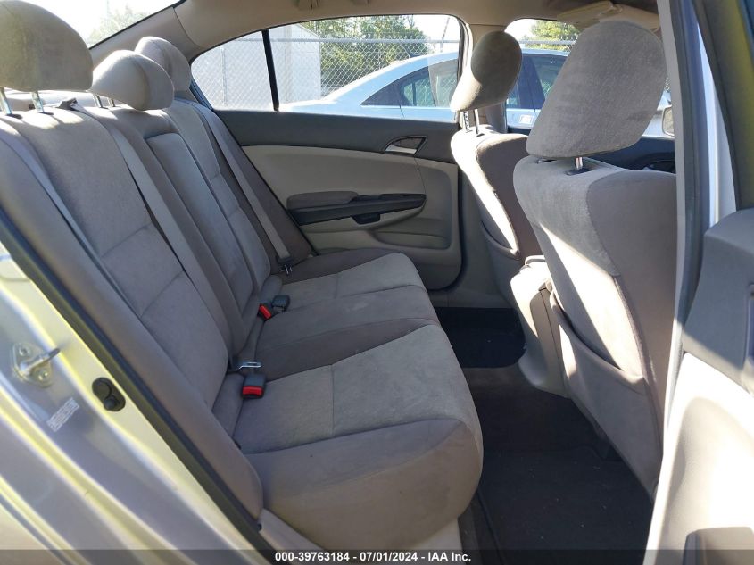 2010 Honda Accord 2.4 Lx VIN: 1HGCP2F39AA078456 Lot: 39763184