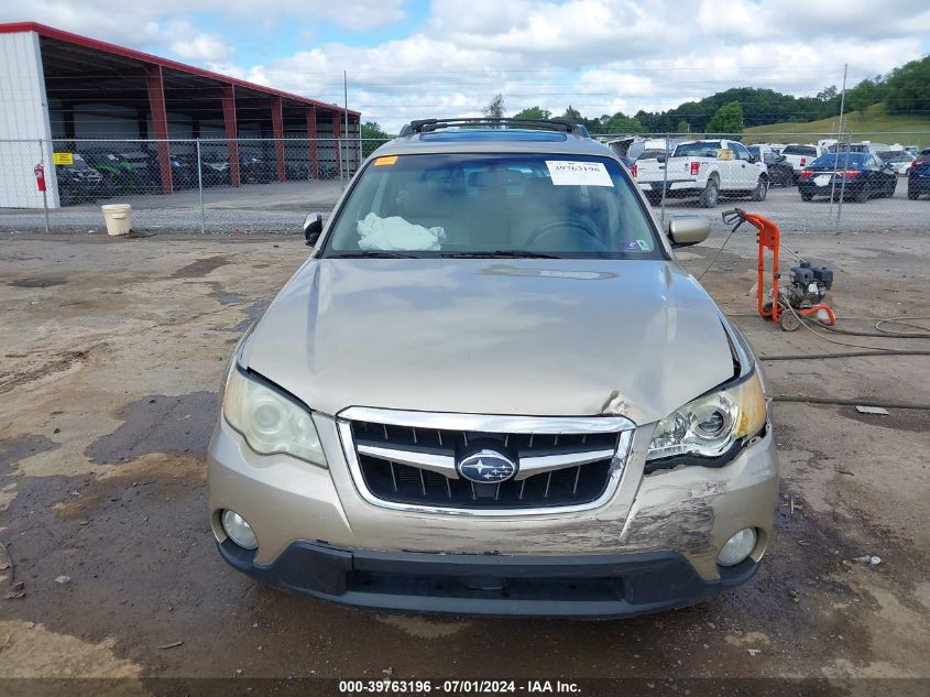 2008 Subaru Outback 2.5I Limited/2.5I Limited L.l. Bean Edition VIN: 4S4BP62C287342739 Lot: 39763196