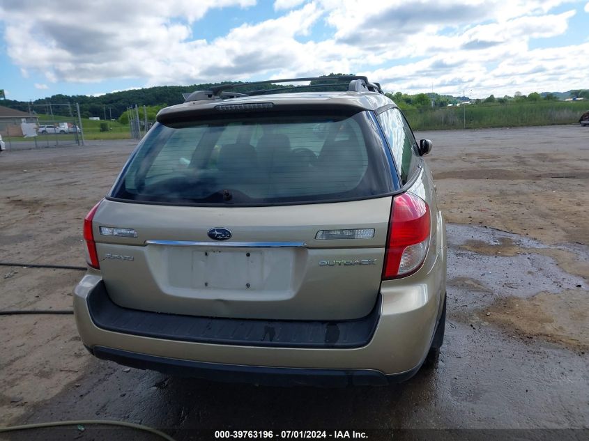 2008 Subaru Outback 2.5I Limited/2.5I Limited L.l. Bean Edition VIN: 4S4BP62C287342739 Lot: 39763196