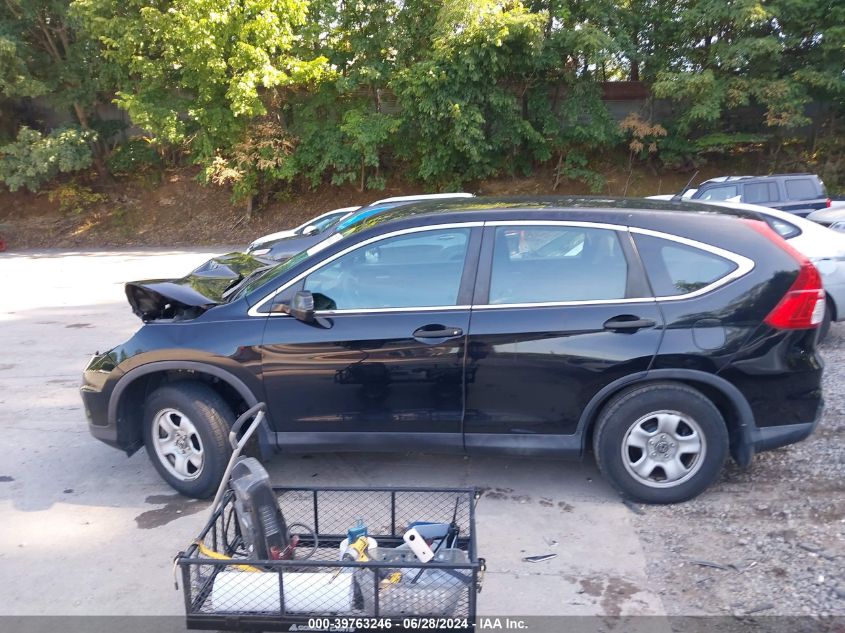 2015 Honda Cr-V Lx VIN: 2HKRM3H38FH543104 Lot: 39763246