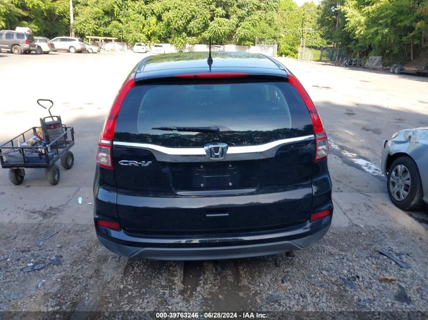 2015 Honda Cr-V Lx VIN: 2HKRM3H38FH543104 Lot: 39763246