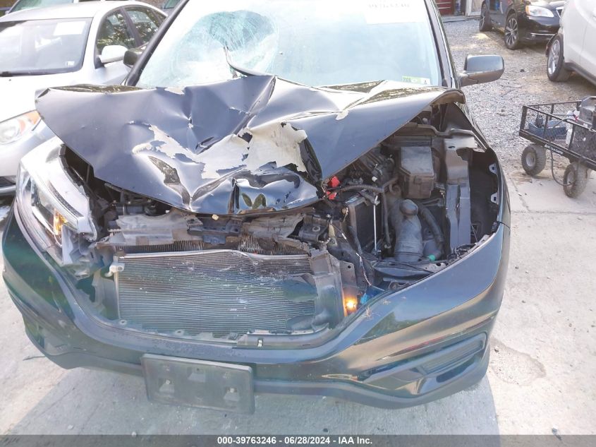 2015 Honda Cr-V Lx VIN: 2HKRM3H38FH543104 Lot: 39763246