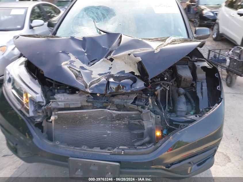 2015 Honda Cr-V Lx VIN: 2HKRM3H38FH543104 Lot: 39763246