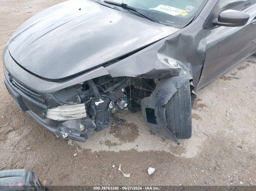 2014 Dodge Dart Sxt VIN: 1C3CDFBB6ED767827 Lot: 39763248