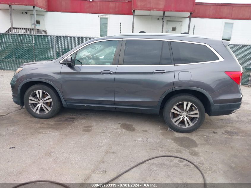2018 Honda Pilot Ex-L VIN: 5FNYF6H55JB018193 Lot: 39763319
