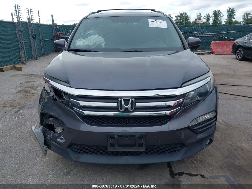 2018 Honda Pilot Ex-L VIN: 5FNYF6H55JB018193 Lot: 39763319