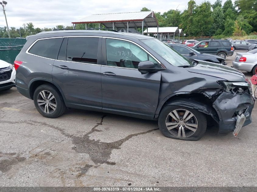 2018 Honda Pilot Ex-L VIN: 5FNYF6H55JB018193 Lot: 39763319