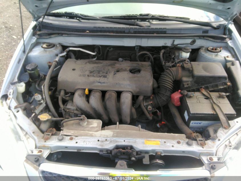 2008 Toyota Corolla Ce VIN: 2T1BR32E48C887662 Lot: 39763363