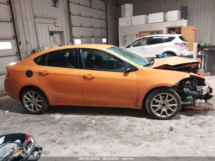 2013 Dodge Dart Sxt VIN: 1C3CDFBA8DD187954 Lot: 39763386