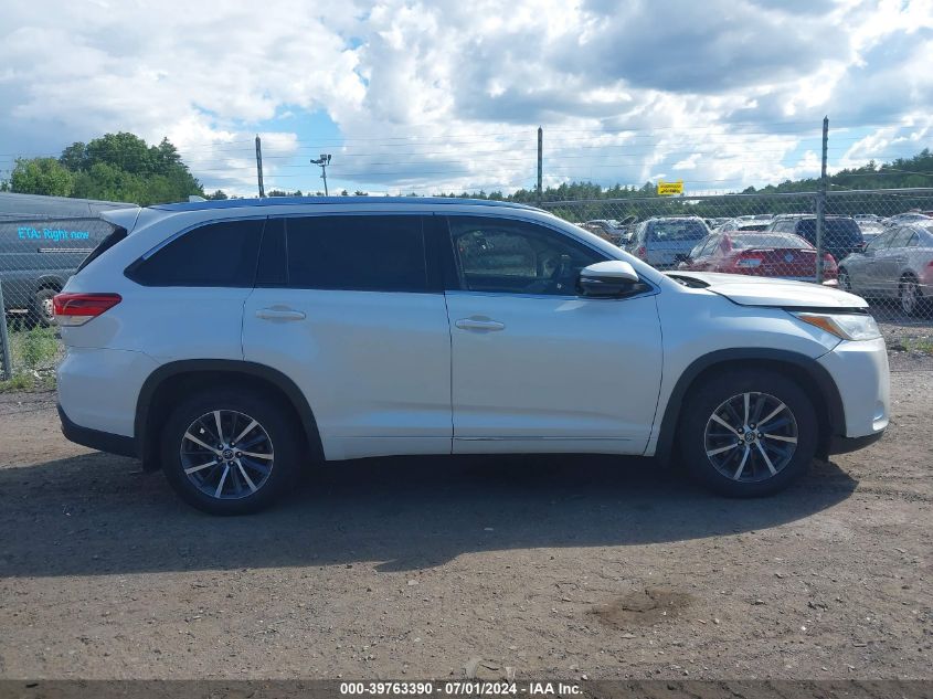 2017 TOYOTA HIGHLANDER XLE - 5TDJZRFH3HS511528