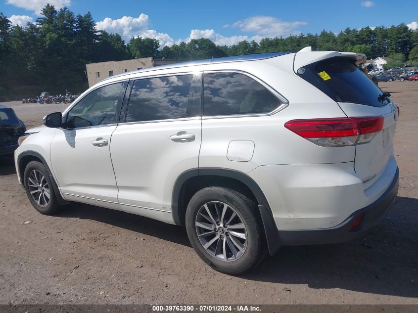 2017 TOYOTA HIGHLANDER XLE - 5TDJZRFH3HS511528