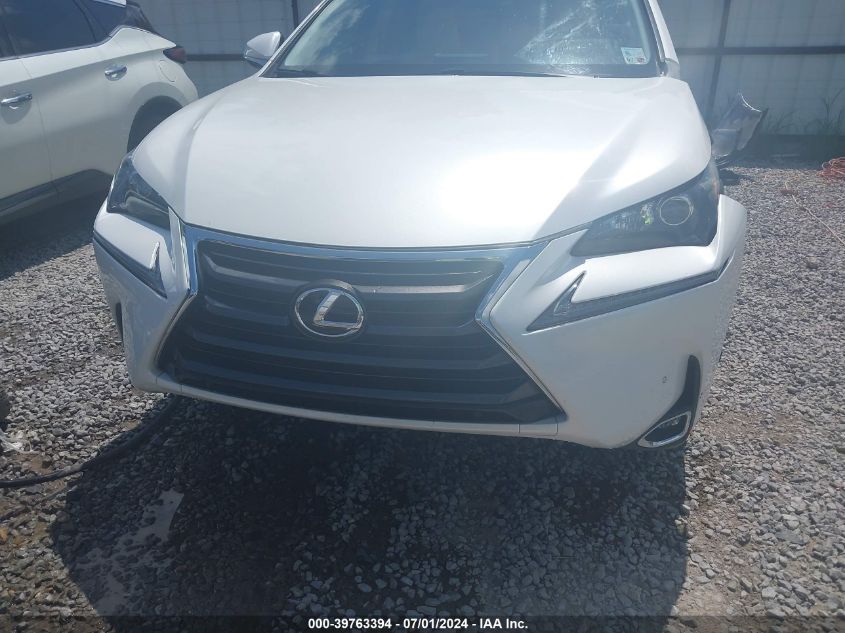 2016 Lexus Nx 200T VIN: JTJBARBZ2G2083142 Lot: 39763394