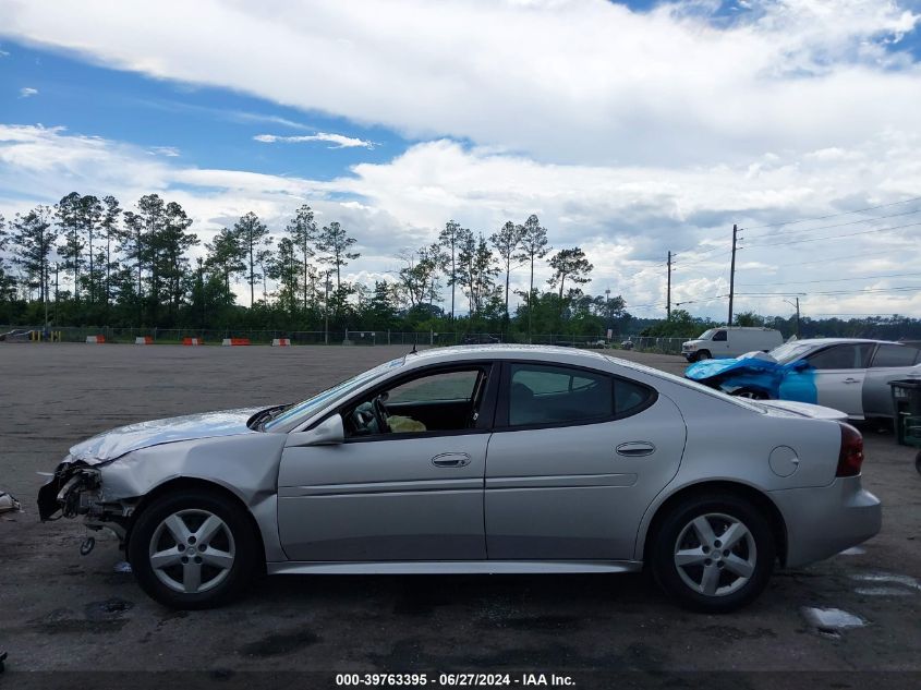 2005 Pontiac Grand Prix VIN: 2G2WP522551237097 Lot: 39763395