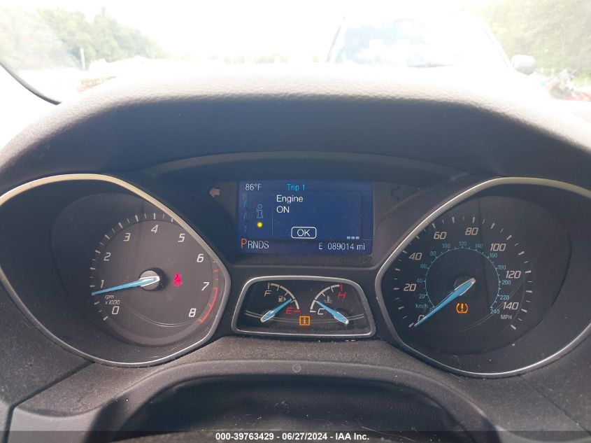 2014 Ford Focus Se VIN: 1FADP3F25EL222861 Lot: 39763429