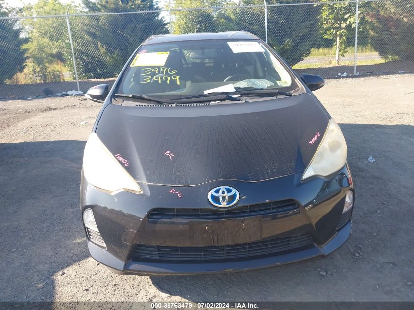 2012 Toyota Prius C VIN: JTDKDTB35C1028297 Lot: 39763479