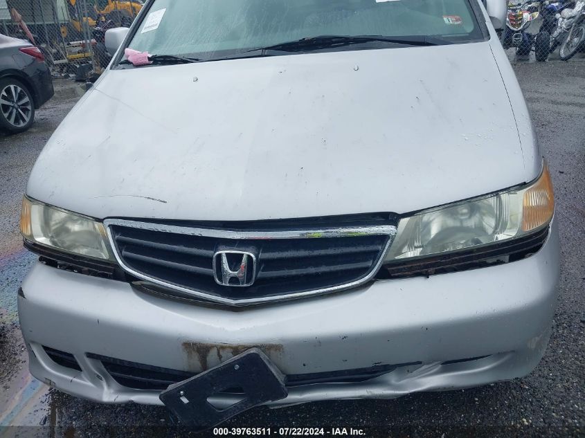 2002 Honda Odyssey Ex VIN: 5FNRL18622B018629 Lot: 39763511