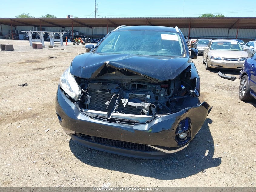 2015 Nissan Murano Sl VIN: 5N1AZ2MH9FN275640 Lot: 39763523