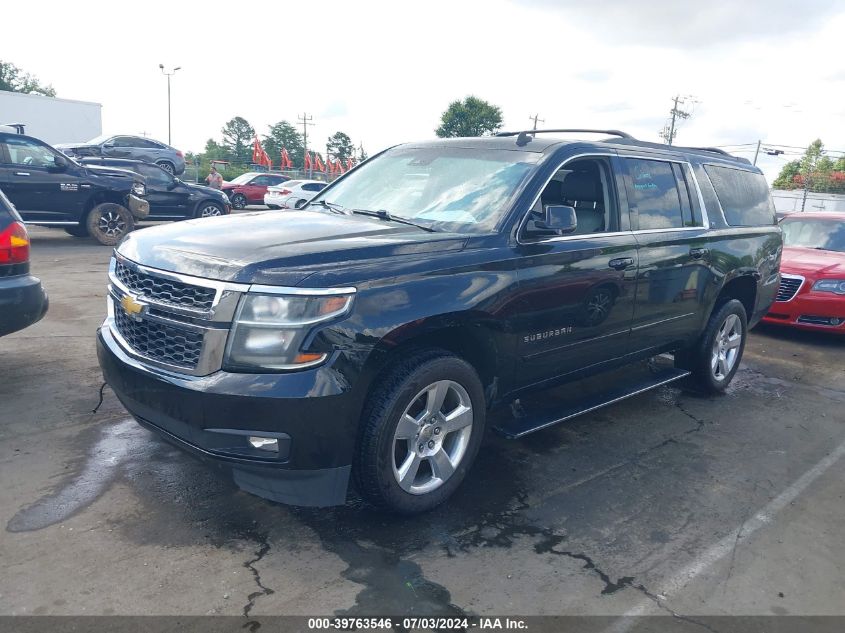 2015 Chevrolet Suburban 1500 Lt VIN: 1GNSKJKC3FR194180 Lot: 39763546