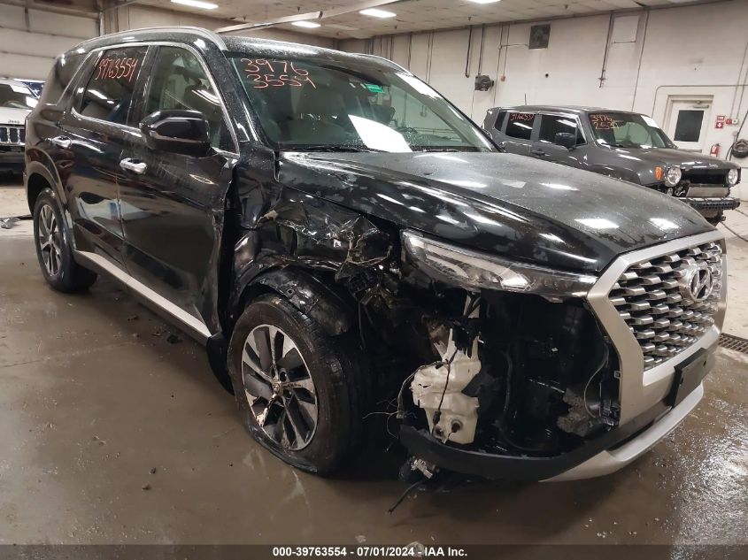 2021 Hyundai Palisade Sel VIN: KM8R2DHE9MU233197 Lot: 39763554