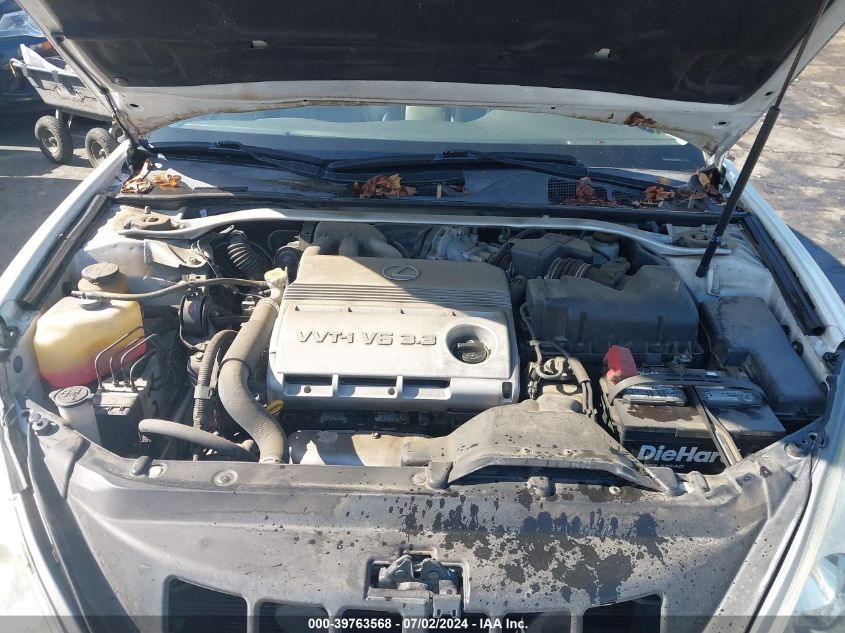 2004 Lexus Es 330 VIN: JTHBA30G840023504 Lot: 39763568