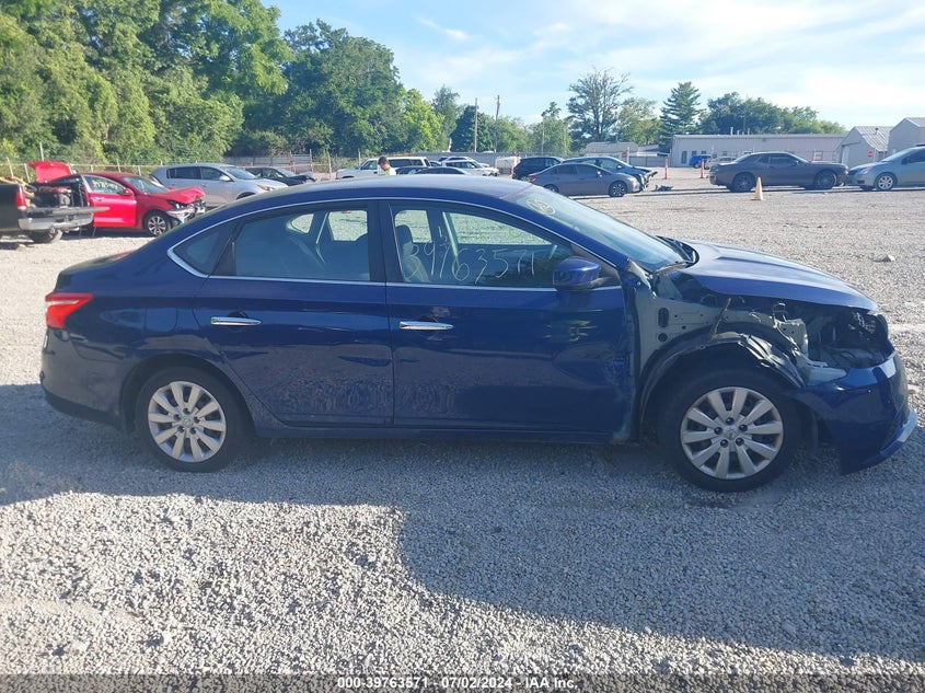 2016 Nissan Sentra S VIN: 3N1AB7AP7GY263799 Lot: 39763571