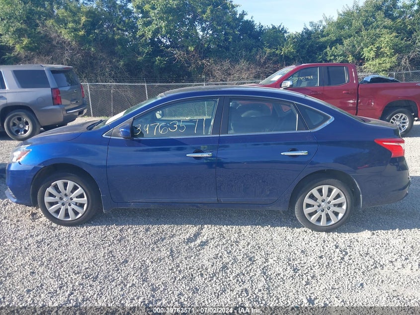 2016 Nissan Sentra S VIN: 3N1AB7AP7GY263799 Lot: 39763571
