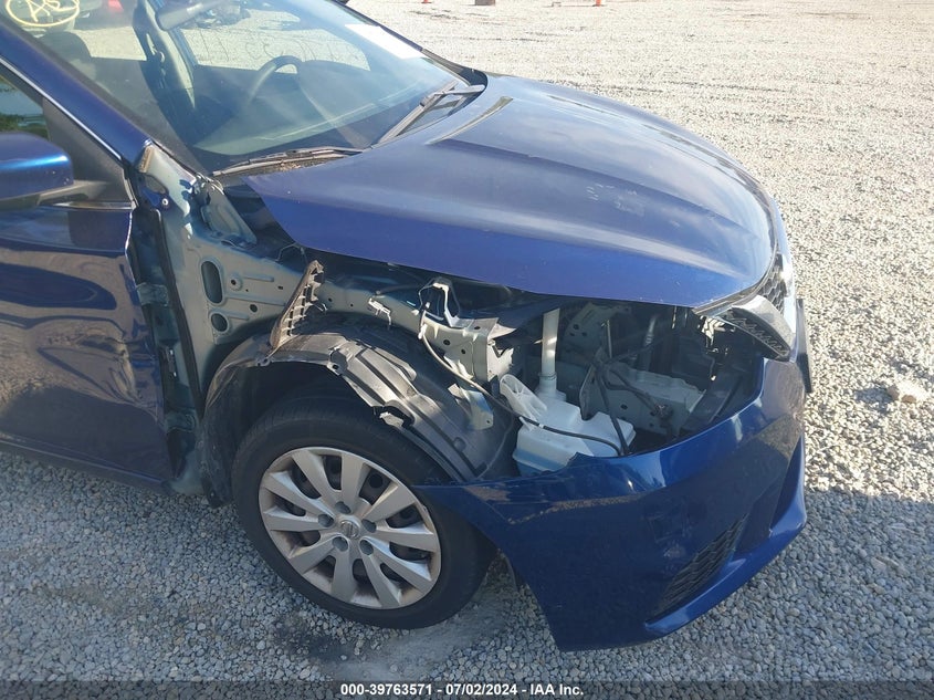 2016 Nissan Sentra S VIN: 3N1AB7AP7GY263799 Lot: 39763571