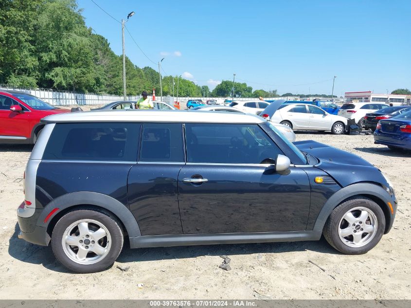 2008 Mini Cooper Clubman VIN: WMWML33568TJ47206 Lot: 39763576