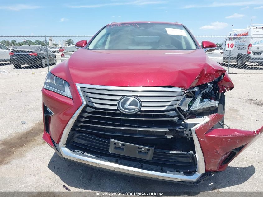 2016 Lexus Rx 350 VIN: 2T2BZMCA9GC024142 Lot: 39763591