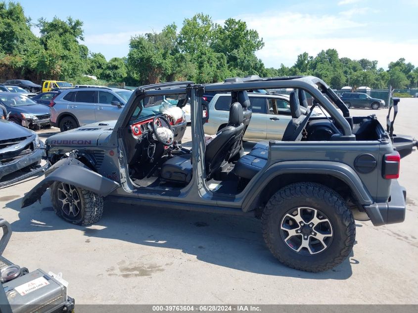 2021 Jeep Wrangler Unlimited Rubicon 4X4 VIN: 1C4HJXFN6MW513915 Lot: 39763604