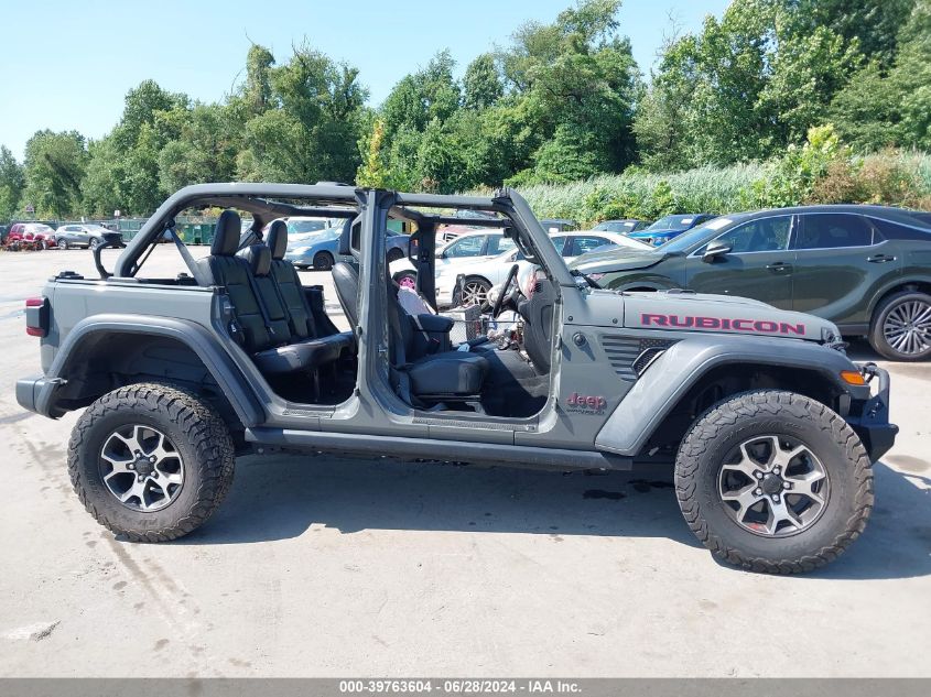 2021 Jeep Wrangler Unlimited Rubicon 4X4 VIN: 1C4HJXFN6MW513915 Lot: 39763604