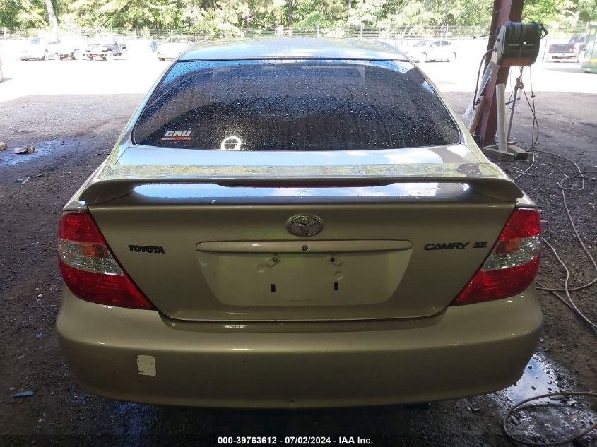 2003 Toyota Camry Se VIN: 4T1BE32K53U156456 Lot: 39763612