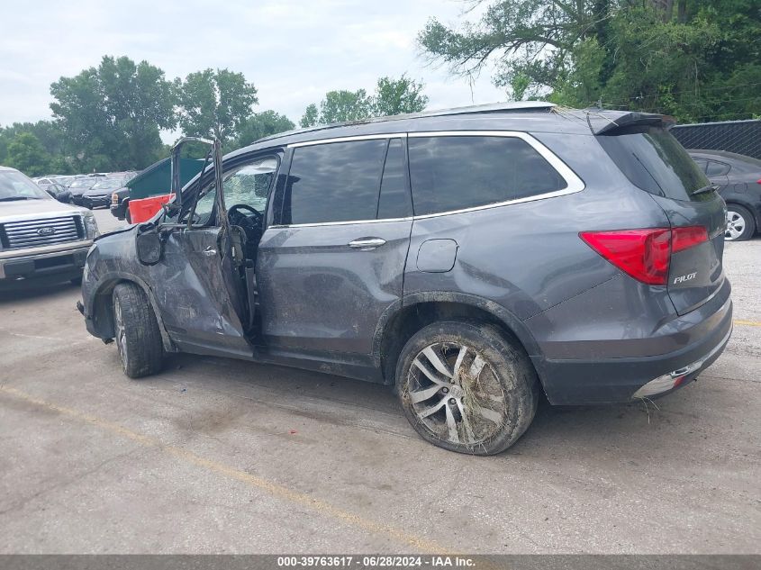 2016 Honda Pilot Elite VIN: 5FNYF6H04GB121733 Lot: 39763617