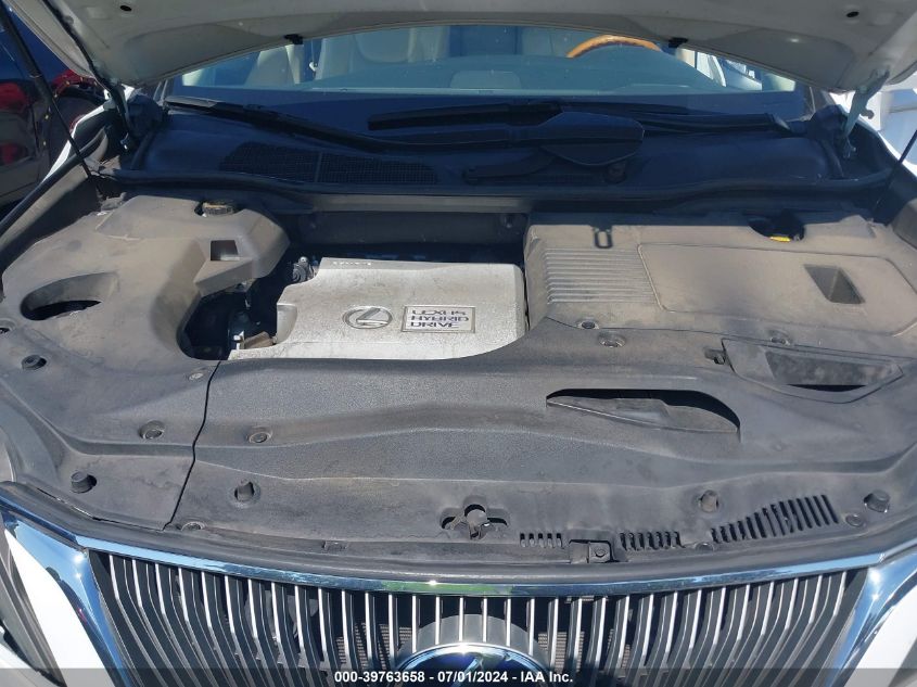 2012 Lexus Rx 450H VIN: JTJZB1BA5C2006332 Lot: 39763658