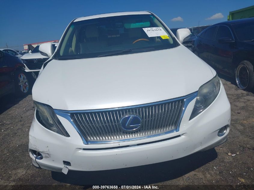 2012 Lexus Rx 450H VIN: JTJZB1BA5C2006332 Lot: 39763658