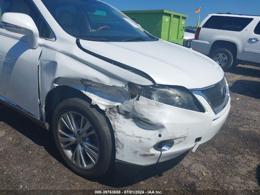 2012 Lexus Rx 450H VIN: JTJZB1BA5C2006332 Lot: 39763658