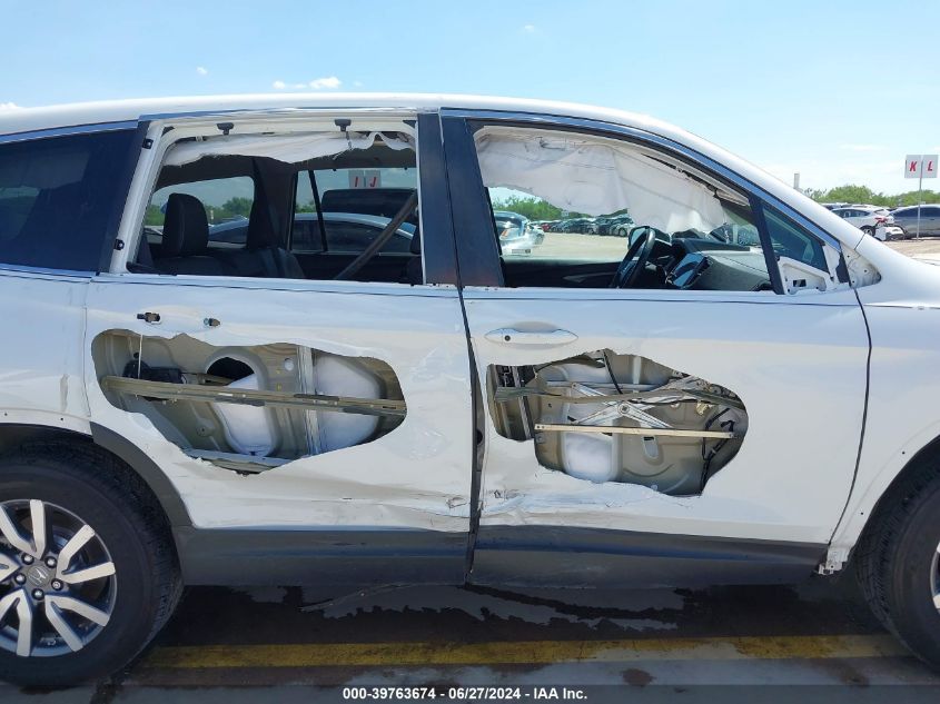 2020 Honda Pilot 2Wd Ex-L VIN: 5FNYF5H53LB021770 Lot: 39763674