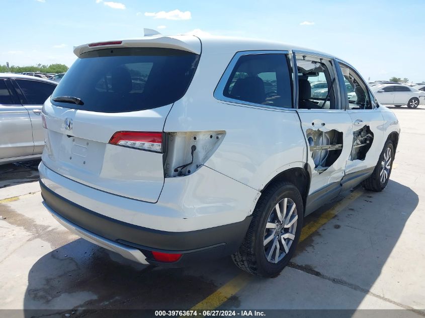 2020 Honda Pilot 2Wd Ex-L VIN: 5FNYF5H53LB021770 Lot: 39763674