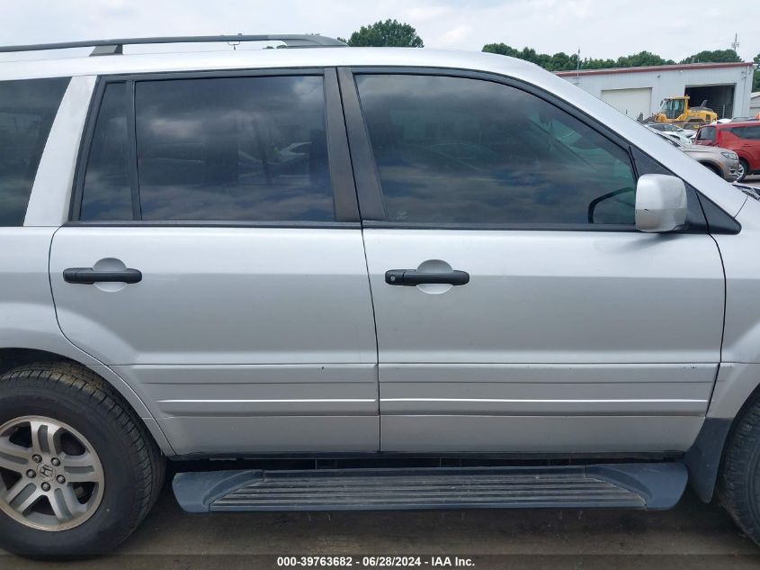 2004 Honda Pilot Ex-L VIN: 2HKYF18694H581183 Lot: 39763682