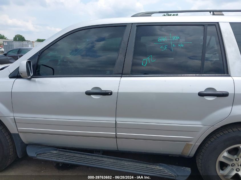 2004 Honda Pilot Ex-L VIN: 2HKYF18694H581183 Lot: 39763682