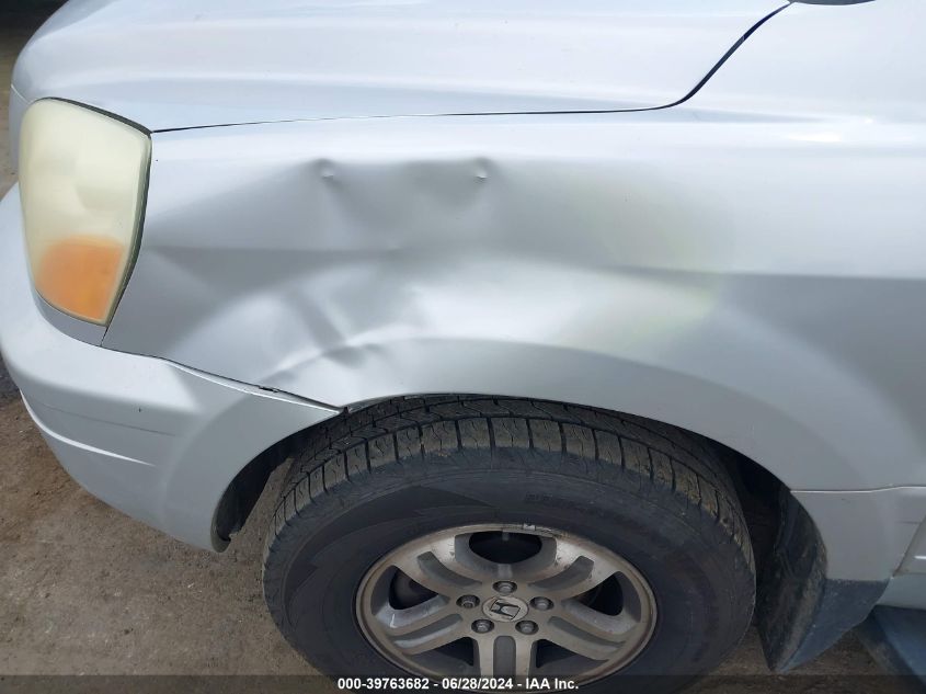 2004 Honda Pilot Ex-L VIN: 2HKYF18694H581183 Lot: 39763682