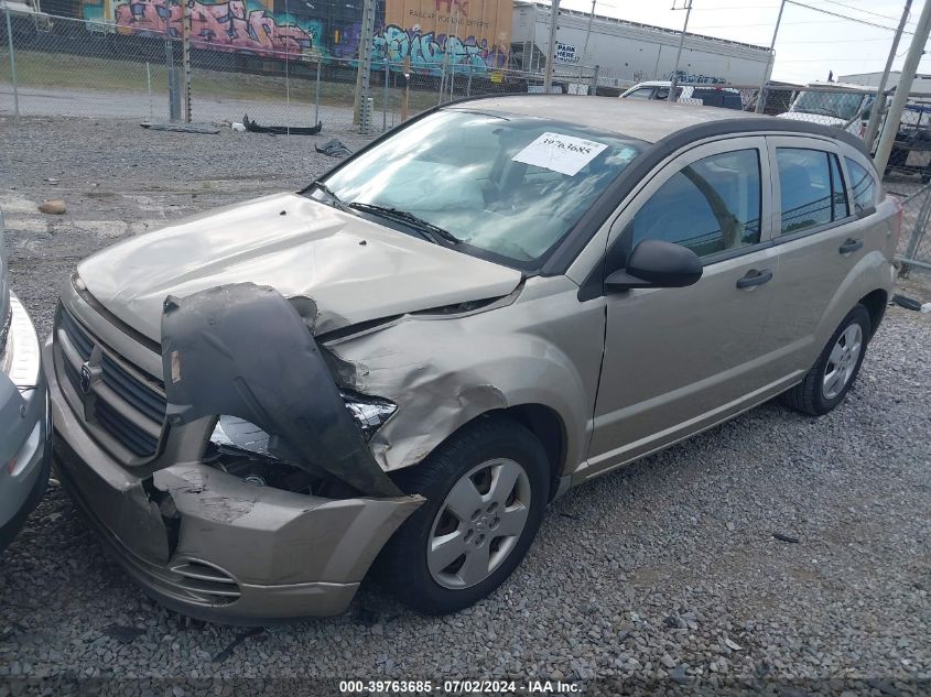 2009 Dodge Caliber Se VIN: 1B3HB28A59D116601 Lot: 39763685