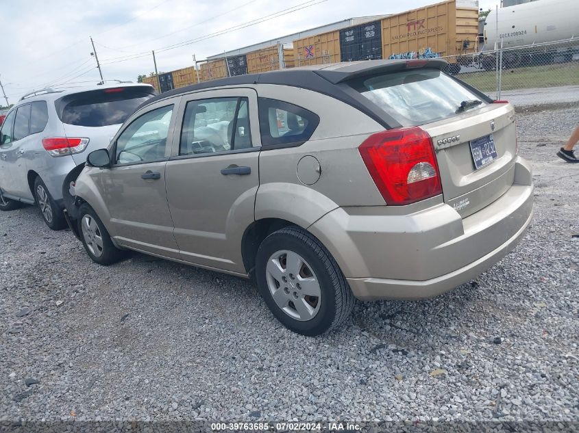 2009 Dodge Caliber Se VIN: 1B3HB28A59D116601 Lot: 39763685