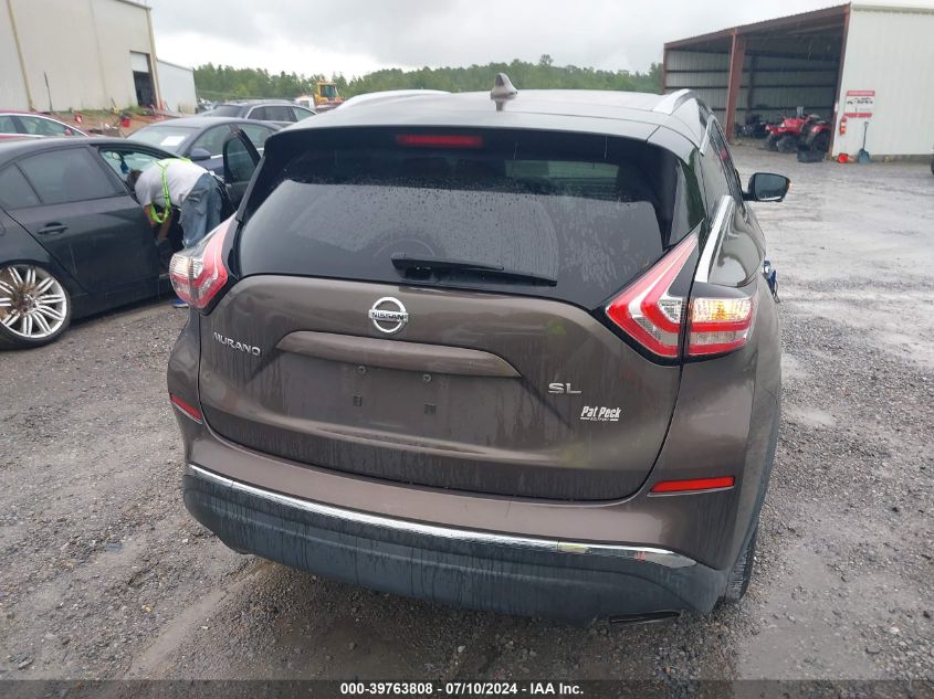 2017 Nissan Murano S/Sl/Sv/Platinum VIN: 5N1AZ2MG2HN168844 Lot: 39763808