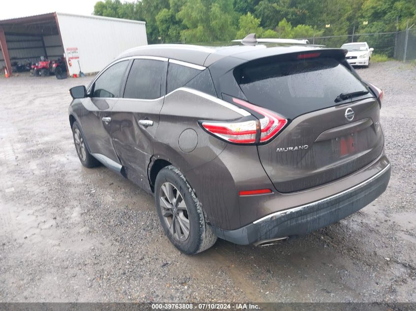 2017 Nissan Murano S/Sl/Sv/Platinum VIN: 5N1AZ2MG2HN168844 Lot: 39763808