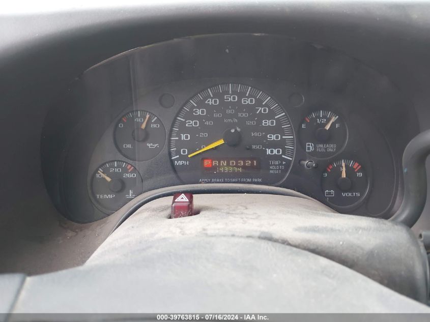 1999 Chevrolet Express VIN: 1GBFG15R3X1134352 Lot: 39763815